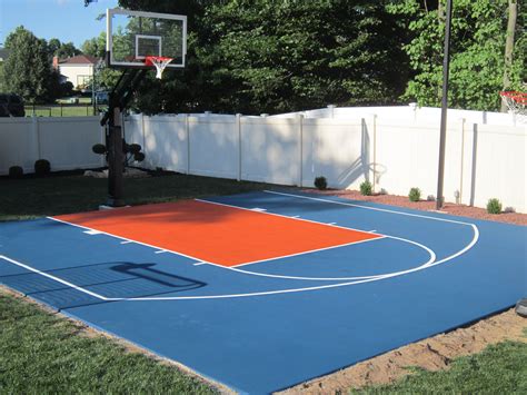 Concrete Basketball Court Finish